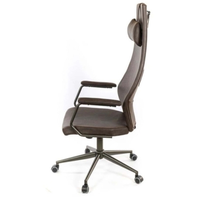 Кресло АКЛАС Ронин CH TILT (PU Wax 421 Темно-коричневый)