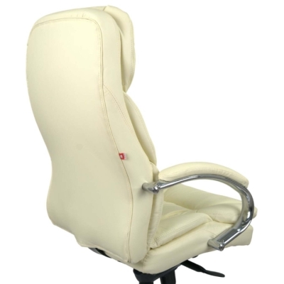 Кресло АКЛАС Тироль CH MB (Кожа LC-F Beige)