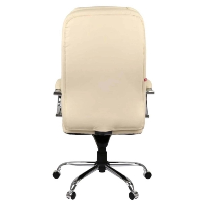 Кресло АКЛАС Тироль CH MB (Кожа LC-F Beige/PU Beige)