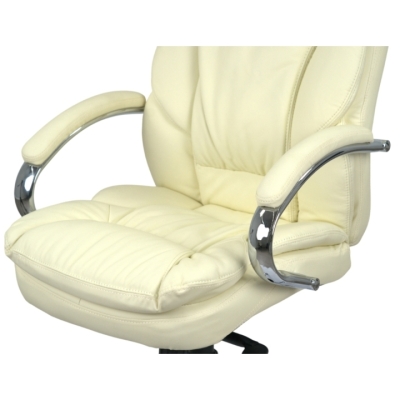 Кресло АКЛАС Тироль CH MB (Кожа LC-F Beige)