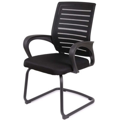 Крісло конференційне АКЛАС Фіджі BL CF (Чорний)