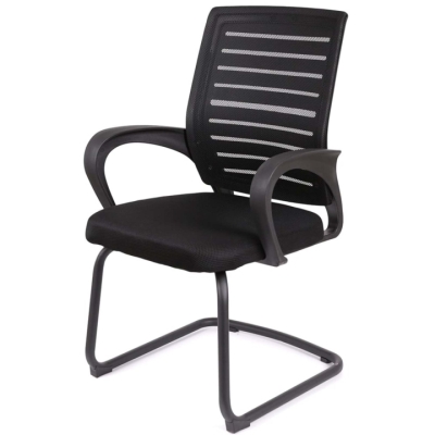 Крісло конференційне АКЛАС Фіджі BL CF (Чорний)