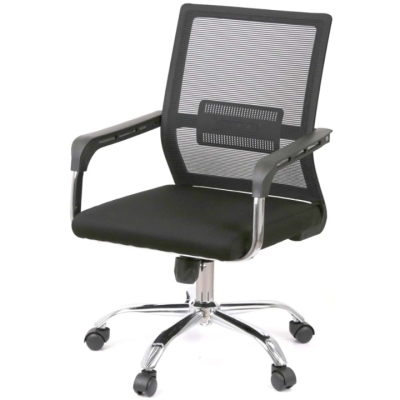 Крісло АКЛАС Бруно mesh СН TILT (Чорний)