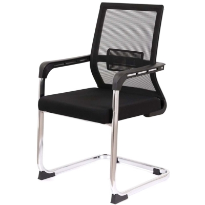 Кресло конференционное АКЛАС Бруно mesh СН CF (Черный)