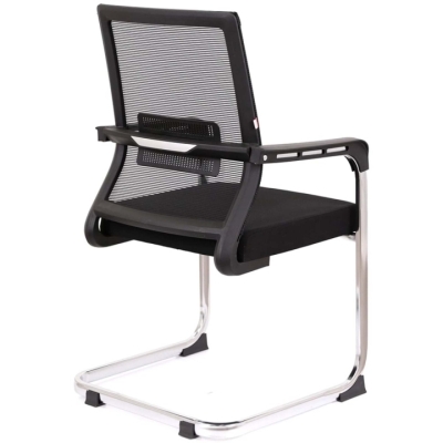 Кресло конференционное АКЛАС Бруно mesh СН CF (Черный)