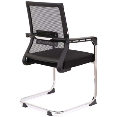 Кресло конференционное АКЛАС Бруно mesh СН CF (Черный)