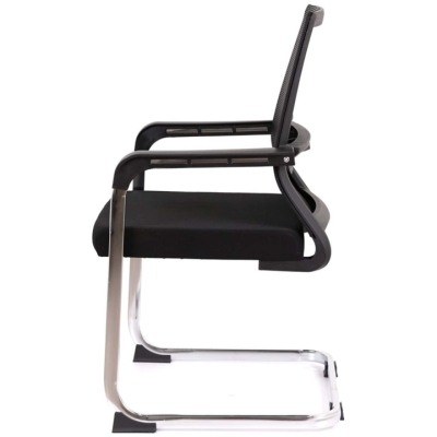 Кресло конференционное АКЛАС Бруно mesh СН CF (Черный)