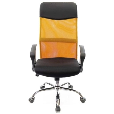 Кресло АКЛАС Гилмор СН TILT (Оранжевый/Черный)