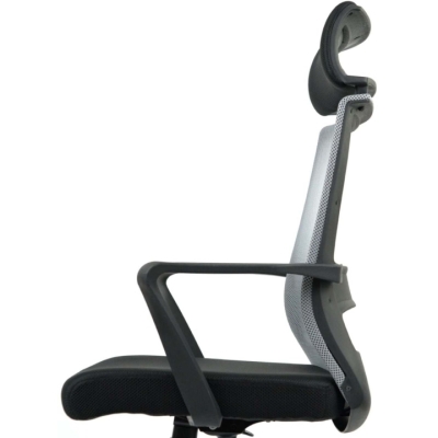 Кресло АКЛАС Крокус CH TILT (Серый/Черный)