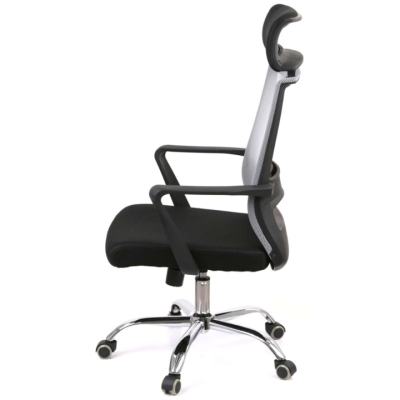 Кресло АКЛАС Крокус CH TILT (Серый/Черный)