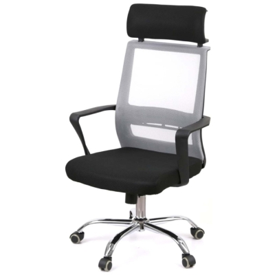 Кресло АКЛАС Крокус CH TILT (Серый/Черный)