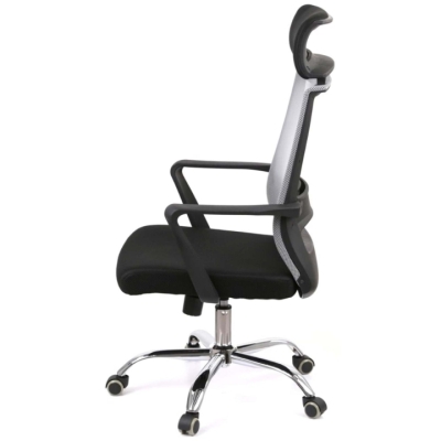 Кресло АКЛАС Крокус CH TILT (Серый/Черный)