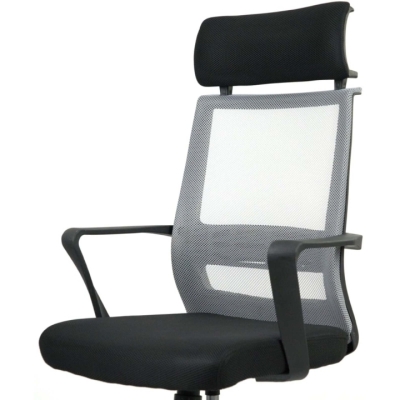 Кресло АКЛАС Крокус CH TILT (Серый/Черный)