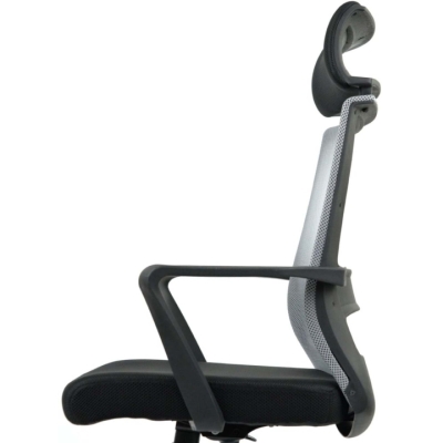 Кресло АКЛАС Крокус CH TILT (Серый/Черный)