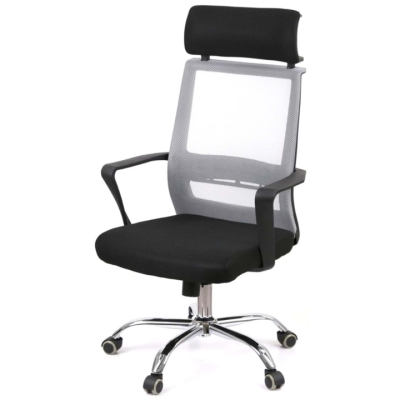 Кресло АКЛАС Крокус CH TILT (Серый/Черный)