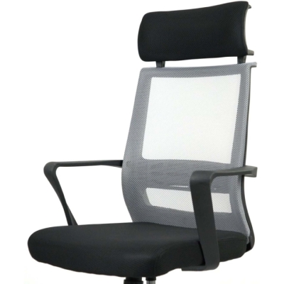 Кресло АКЛАС Крокус CH TILT (Серый/Черный)