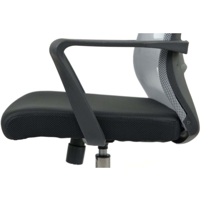 Кресло АКЛАС Крокус CH TILT (Серый/Черный)