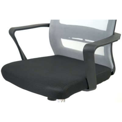 Кресло АКЛАС Крокус CH TILT (Серый/Черный)