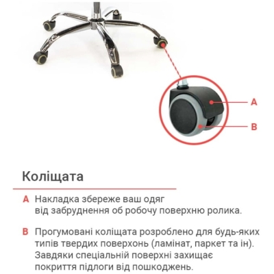 Кресло АКЛАС Крокус CH TILT Черное с серым