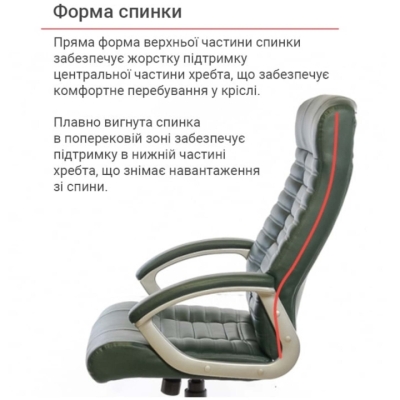 Кресло АКЛАС Атлант MP TILT (XY-7147) (PU Зеленый)