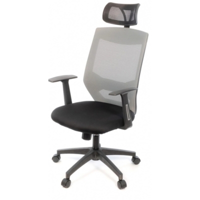 Кресло АКЛАС Таун Tilt (Серый/Черный)