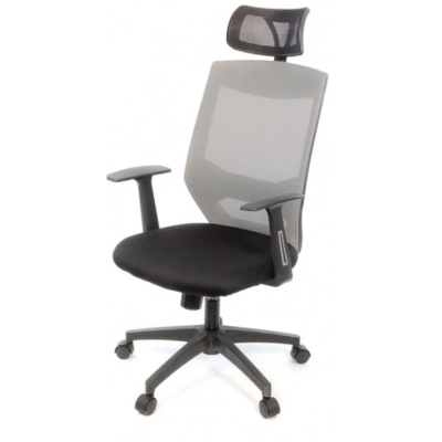 Кресло АКЛАС Таун Tilt (Серый/Черный)