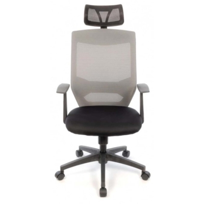 Кресло АКЛАС Таун Tilt (Серый/Черный)