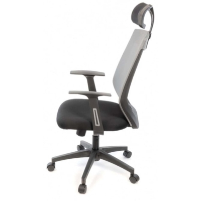 Кресло АКЛАС Таун Tilt (Серый/Черный)