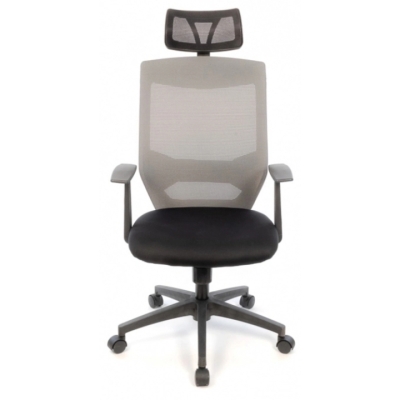 Кресло АКЛАС Таун Tilt (Серый/Черный)