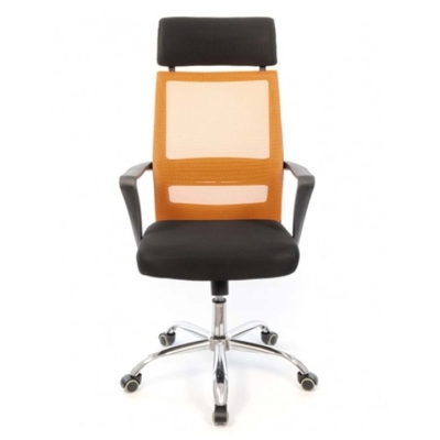 Кресло АКЛАС Крокус CH TILT color (Оранжевый/Черный)