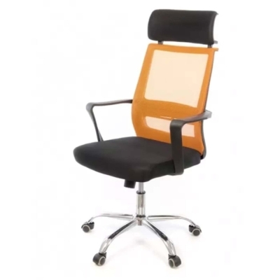 Кресло АКЛАС Крокус CH TILT color (Оранжевый/Черный)