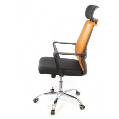 Кресло АКЛАС Крокус CH TILT color (Оранжевый/Черный)