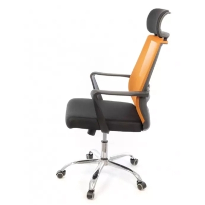 Кресло АКЛАС Крокус CH TILT color (Оранжевый/Черный)