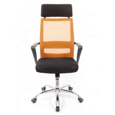 Кресло АКЛАС Крокус CH TILT color (Оранжевый/Черный)