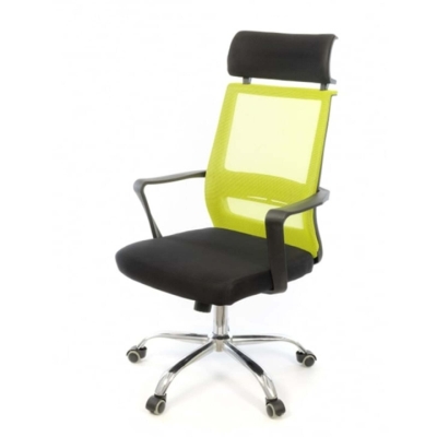 Кресло АКЛАС Крокус CH TILT color Зеленый (Салатовый Черный)