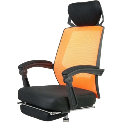 Кресло АКЛАС Катран CH RL(L) color (Оранжевый/Черный)