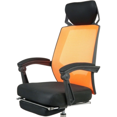 Кресло АКЛАС Катран CH RL(L) color (Оранжевый/Черный)