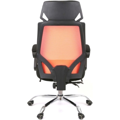 Кресло АКЛАС Катран CH RL(L) color (Оранжевый/Черный)