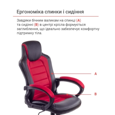 Кресло АКЛАС Астон PL TILT Красное