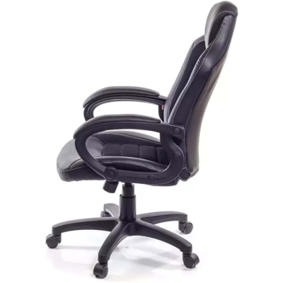 Кресло геймерское АКЛАС Астон PL TILT подростковое (Черный PU/Черный)