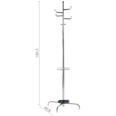 Вешалка напольная Новый Стиль Аризона 185x40.8 (Хром)