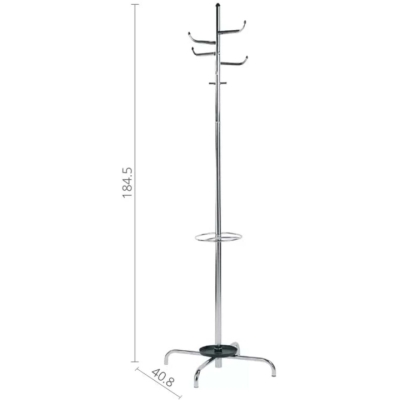 Вешалка напольная Новый Стиль Аризона 185x40.8 (Черный)