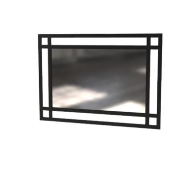 Зеркало Art in Head Ascet 1000x700x20 Черный металический каркас (AS02000000030)