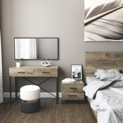 Зеркало Art in Head Ascet 1000x500x20 Черный металический каркас (AS01010000030)