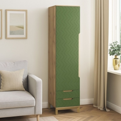 Пенал Art in Head 2 Swan (левый) 500x2300x600 Бали зеленый (105100204)