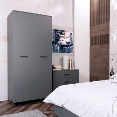 Шкаф Art in Head Ascet 900x2000x590 Графит (AS16070000030)