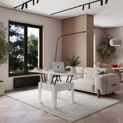 Стол-трансформер Art In Head Comfo 700x570x700 Белый бриллиант (TB13010000000)