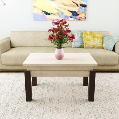 Стол-трансформер Art In Head B-Fly 900x510x600 Гикори Рокфорд светлый/Венге ноги (TB09060600230)