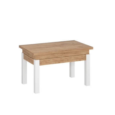 Стол-трансформер Art In Head B-Fly 900x510x600 Дуб крафт золотой/Белые ноги (TB09121200110)