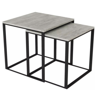 Стіл журнальний Art In Head 2 в 1 Ascet 530x530x530 Ательє світлий (AS14040000030)